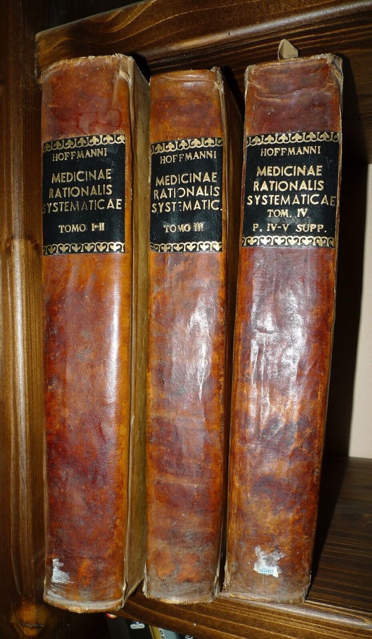 HOFFMANN,MEDICINAE RATIONALIS SYSTEMATICAE,1753,Gessari,Napoli[storia medicina