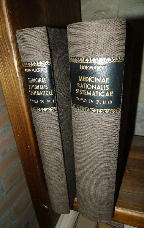 HOFFMANN,MEDICINAE RATIONALIS SYSTEMATICAE,1753,Gessari,Napoli[storia medicina