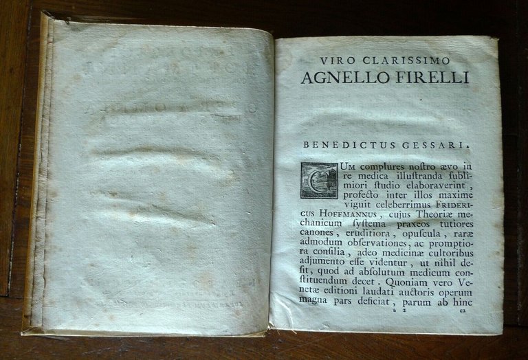 HOFFMANN,MEDICINAE RATIONALIS SYSTEMATICAE,1753,Gessari,Napoli[storia medicina