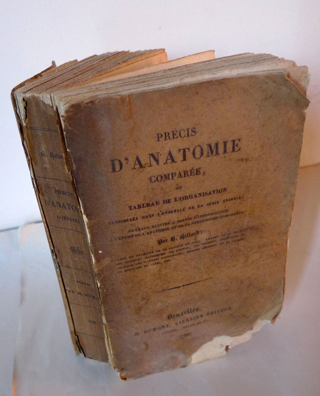 Hollard,PRÉCIS D'ANATOMIE COMPARÉE,1836 Dumont[anatomia,fisiologia,medicina