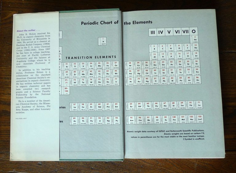 Holum,ELEMENTS OF GENERAL AND BIOLOGICAL CHEMISTRY,1962 Wiley[chimica,biologia