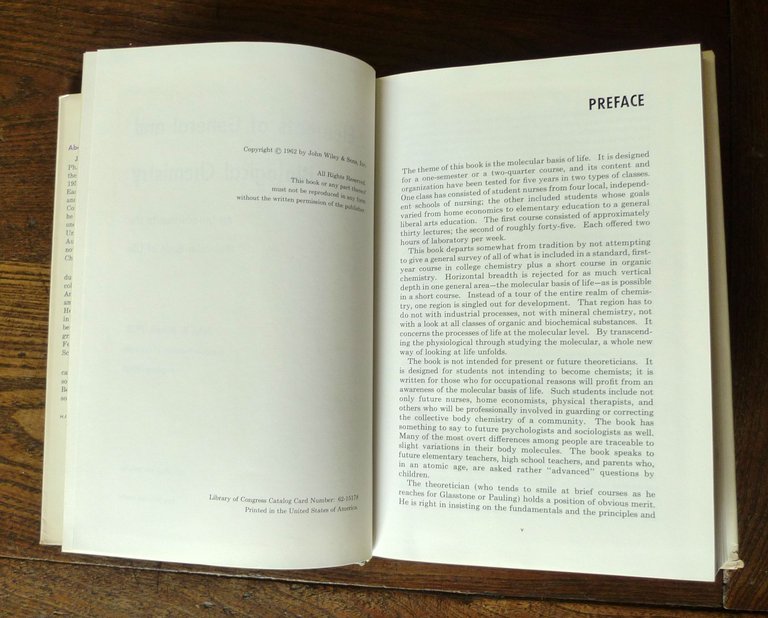 Holum,ELEMENTS OF GENERAL AND BIOLOGICAL CHEMISTRY,1962 Wiley[chimica,biologia