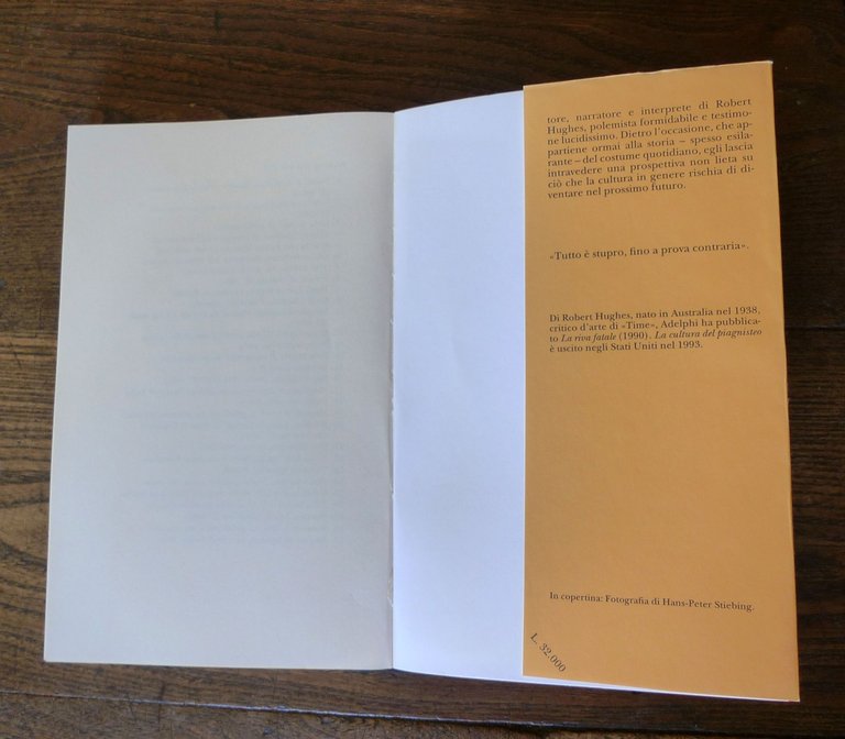 Hughes,LA CULTURA DEL PIAGNISTEO.LA SAGA DEL POLITICAMENTE CORRETTO,1994 Adelphi