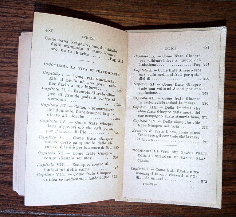 I FIORETTI DI SAN FRANCESCO,ed.A.CESARI,1920 Barbera[cura R.Fornaciari,religione
