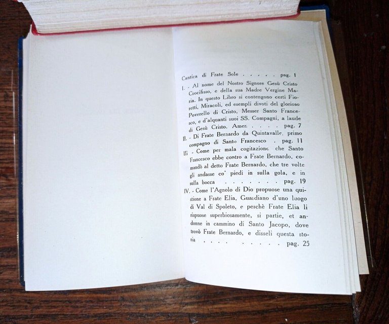 I FIORETTI DI SANTO FRANCESCO,1957 Zanichelli[religione,san Francesco d'Assisi