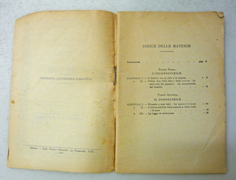 I FIORI(1896)Spencer,LE DOTTRINE FILOSOFICHE(1903)BIBLIOTECA DEL POPOLO Sonzogno