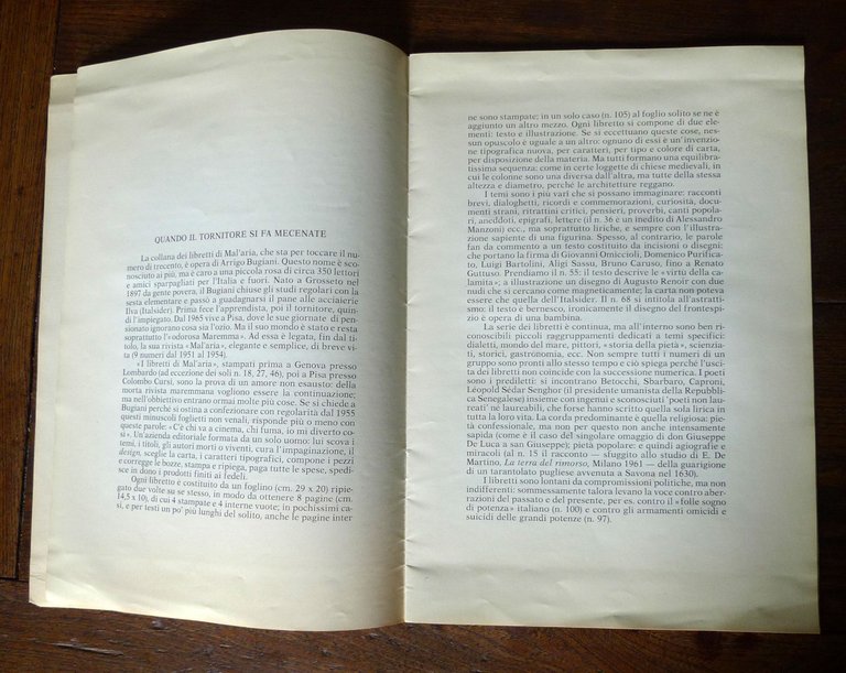 I LIBRETTI DI MAL'ARIA catalogo della mostra,1979 Pisa+12 LIBRI[Arrigo Bugiani | Immagine Gallery 17