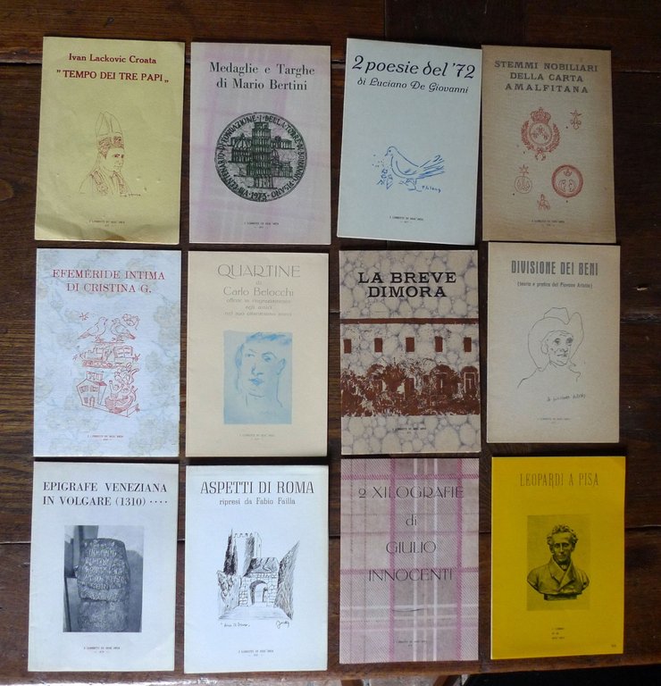 I LIBRETTI DI MAL'ARIA catalogo della mostra,1979 Pisa+12 LIBRI[Arrigo Bugiani | Immagine Gallery 2