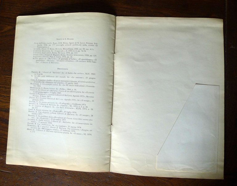 I LIBRETTI DI MAL'ARIA catalogo della mostra,1979 Pisa+12 LIBRI[Arrigo Bugiani | Immagine Gallery 22