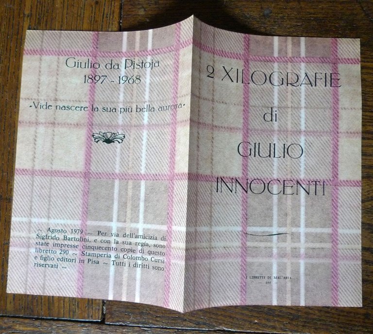 I LIBRETTI DI MAL'ARIA catalogo della mostra,1979 Pisa+12 LIBRI[Arrigo Bugiani | Immagine Gallery 4