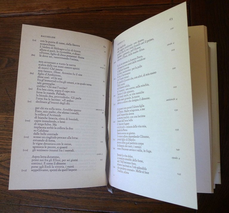 I LIRICI CORALI GRECI.ETÀ CLASSICA,1976 Einaudi I MILLENNI[POESIA,trad.Pontani