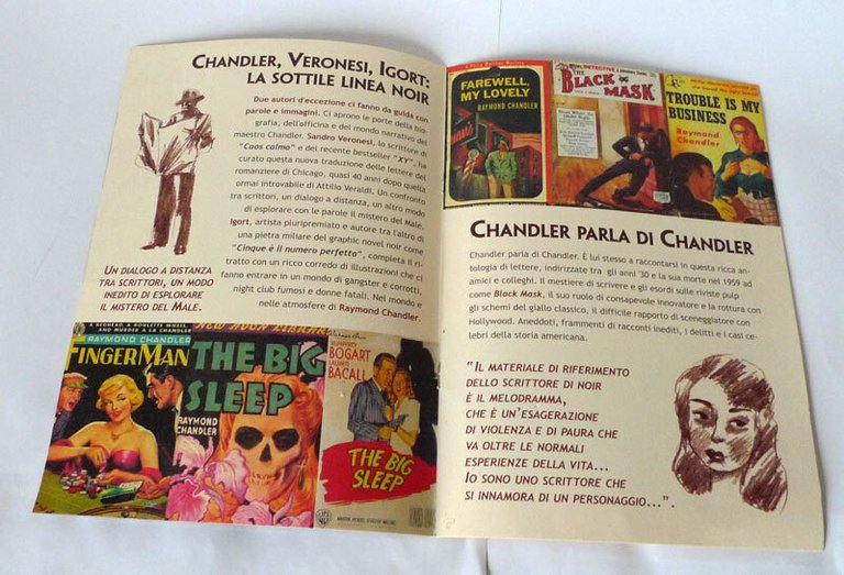 Igort/Veronesi,PAROLA DI CHANDLER.Albo promozionale,2011 Coconino Press[fumetti