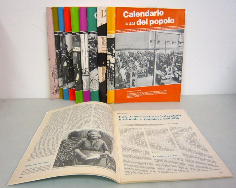 IL CALENDARIO DEL POPOLO.Rivista di cultura,1982 annata completa