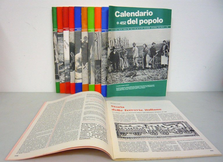 IL CALENDARIO DEL POPOLO.Rivista di cultura,1983 annata completa