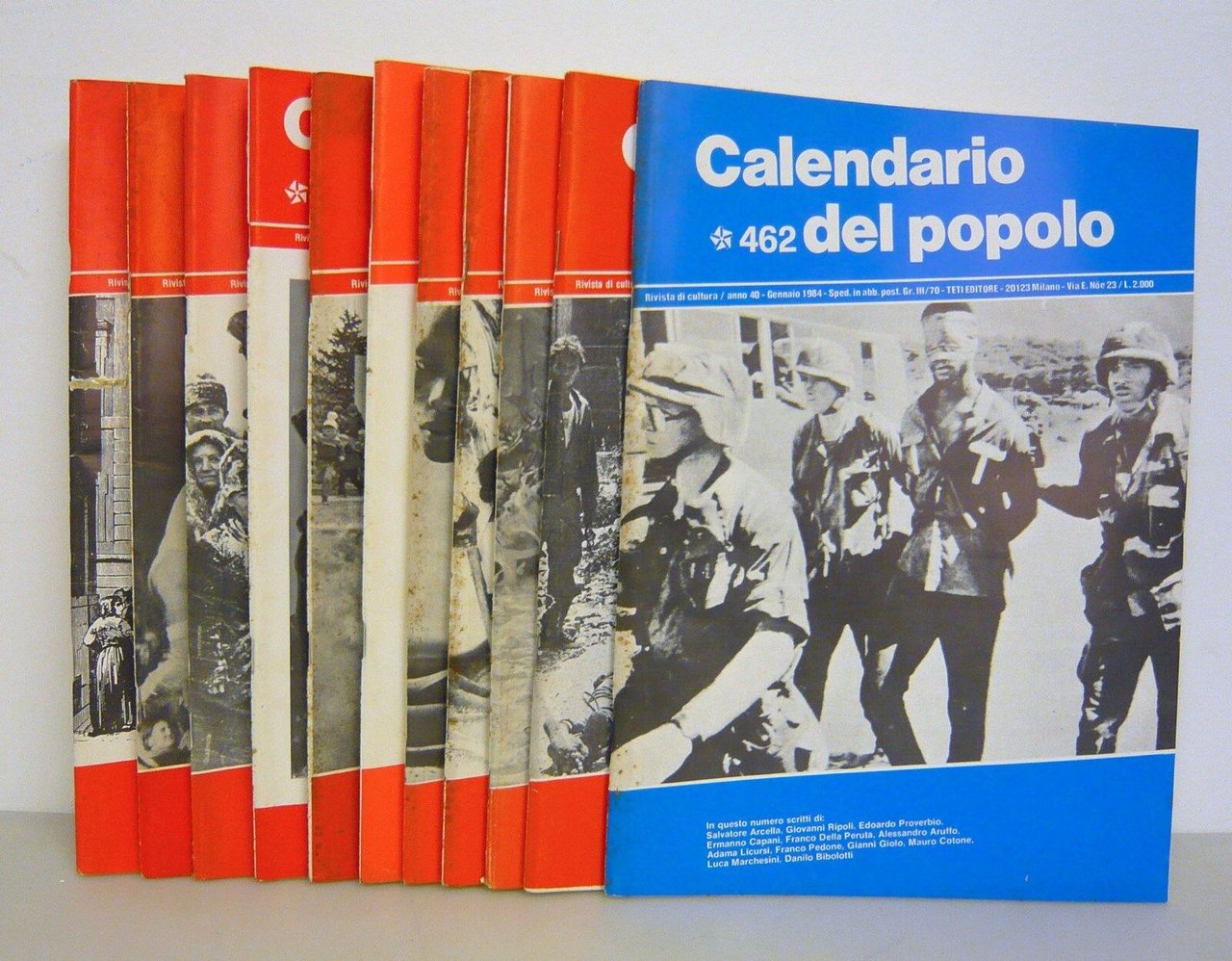 IL CALENDARIO DEL POPOLO.Rivista di cultura,1984 annata completa
