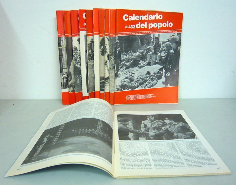 IL CALENDARIO DEL POPOLO.Rivista di cultura,1984 annata completa