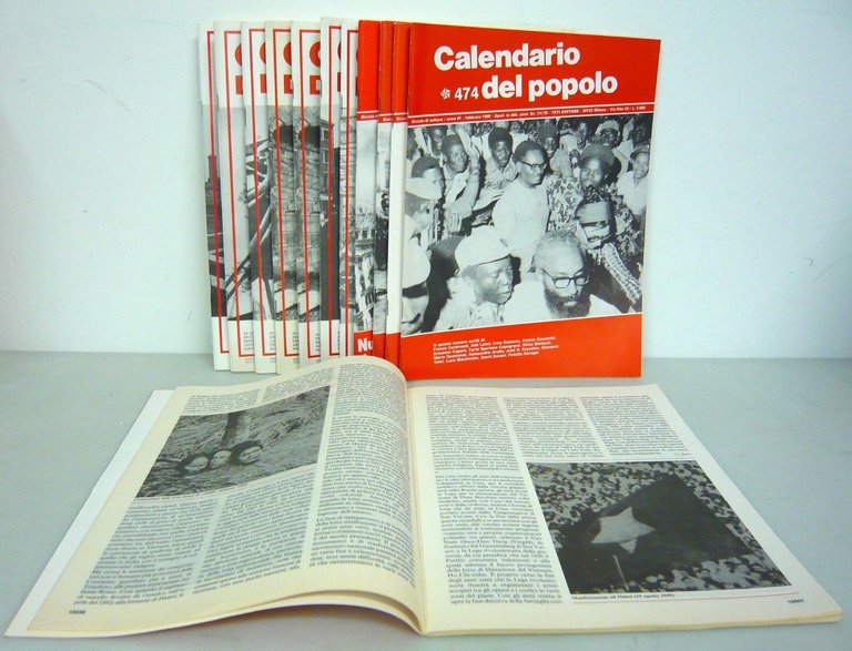 IL CALENDARIO DEL POPOLO.Rivista di cultura,1985 annata completa
