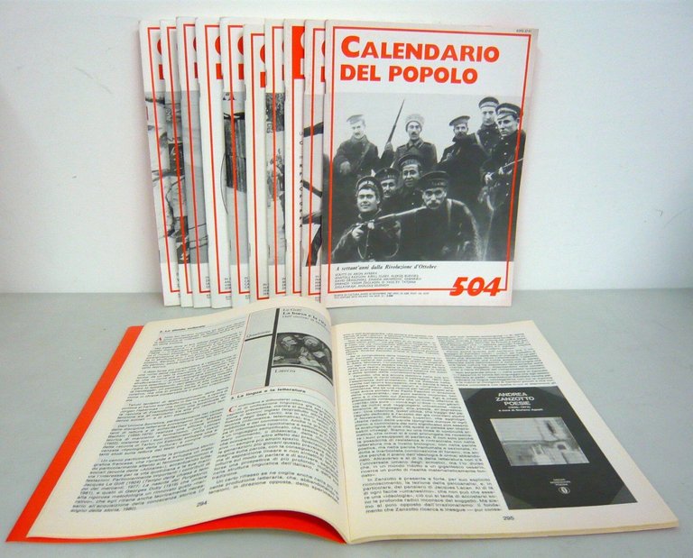 IL CALENDARIO DEL POPOLO.Rivista di cultura,1987 annata completa