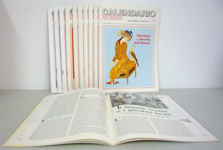 IL CALENDARIO DEL POPOLO.Rivista di cultura,1990 annata completa