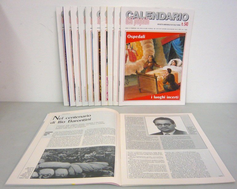 IL CALENDARIO DEL POPOLO.Rivista di cultura,1991 annata completa