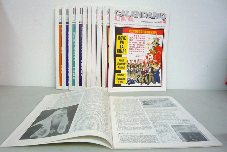IL CALENDARIO DEL POPOLO.Rivista di cultura,1992 annata completa