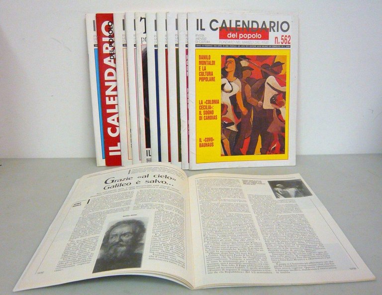 IL CALENDARIO DEL POPOLO.Rivista di cultura,1993 annata completa