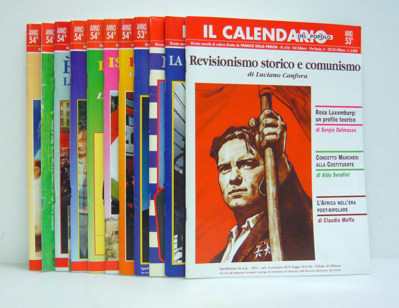 IL CALENDARIO DEL POPOLO.Rivista di cultura,1998 annata completa