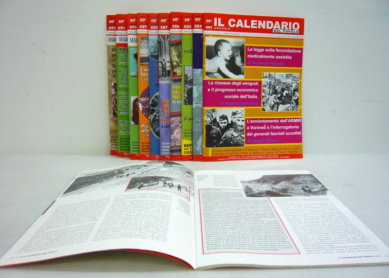 IL CALENDARIO DEL POPOLO.Rivista di cultura,2004 annata completa
