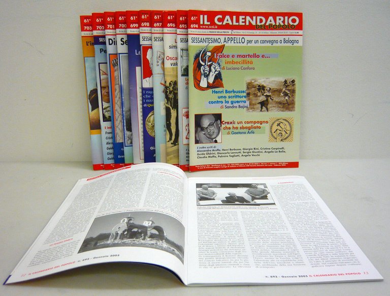 IL CALENDARIO DEL POPOLO.Rivista di cultura,2005 annata completa