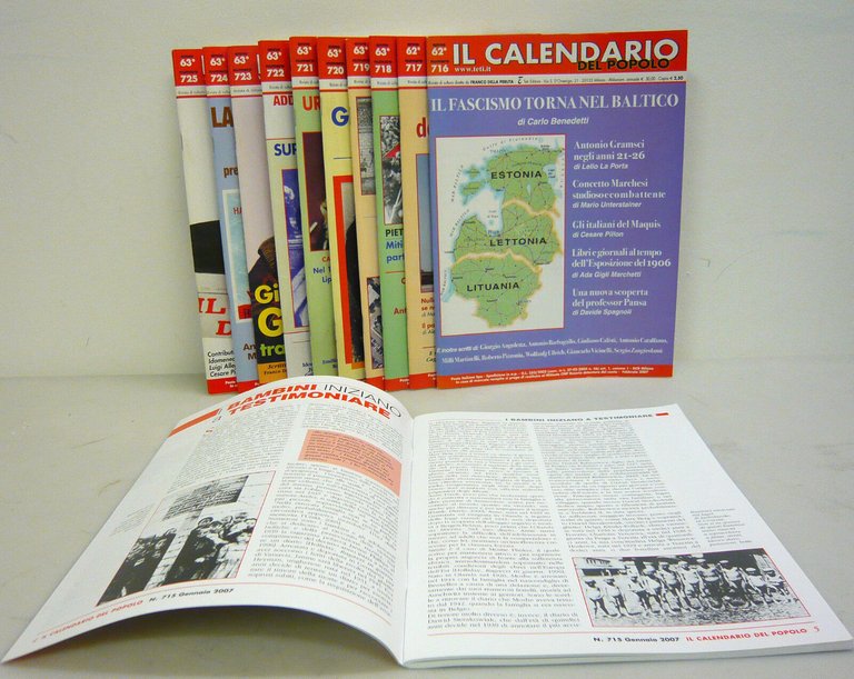 IL CALENDARIO DEL POPOLO.Rivista di cultura,2007 annata completa
