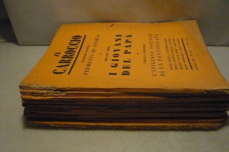 IL CARROCCIO.RIVISTA MENSILE PER I GIOVANI CATTOLICI,1932,annata completa