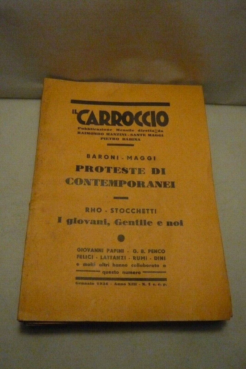 IL CARROCCIO.RIVISTA MENSILE PER I GIOVANI CATTOLICI,1934
