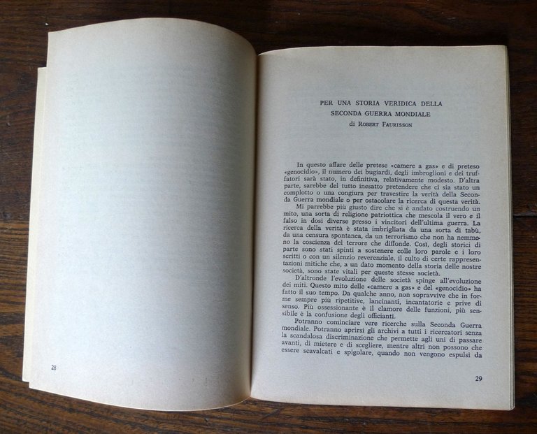 IL CASO Robert FAURISSON,1979[storia,negazionismo,revisionismo,Shoah,ebrei | Immagine Gallery 6