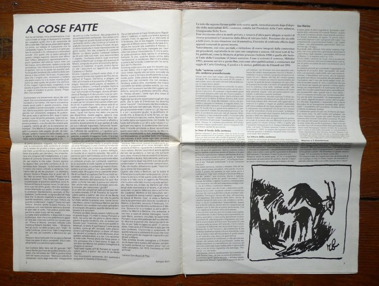 IL CASO SOFRI BOMPRESSI PIETROSTEFANI,1997 UNA CITTÀ[processo Calabresi,sentenza