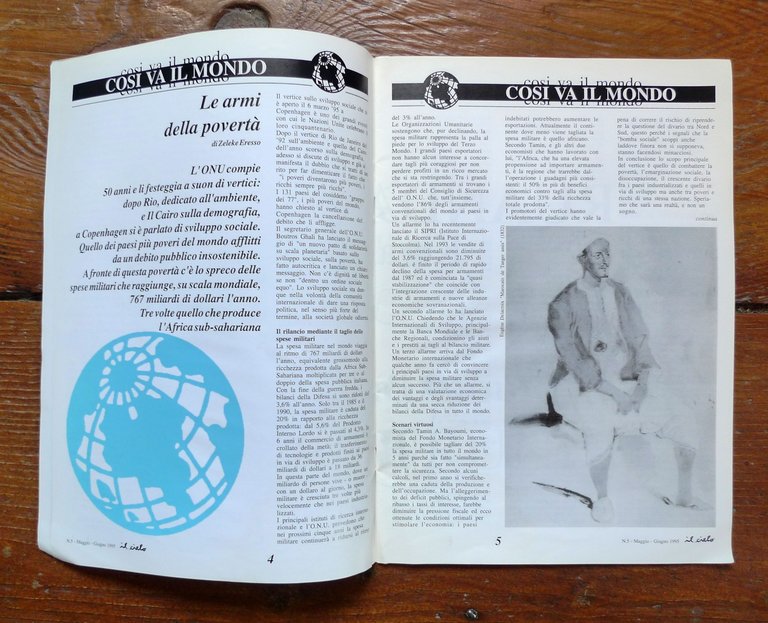 IL CIELO n.5 1995.Giornale Interculturale Bilingue.STRANIERI A BOLOGNA(RUANDA | Immagine Gallery 4