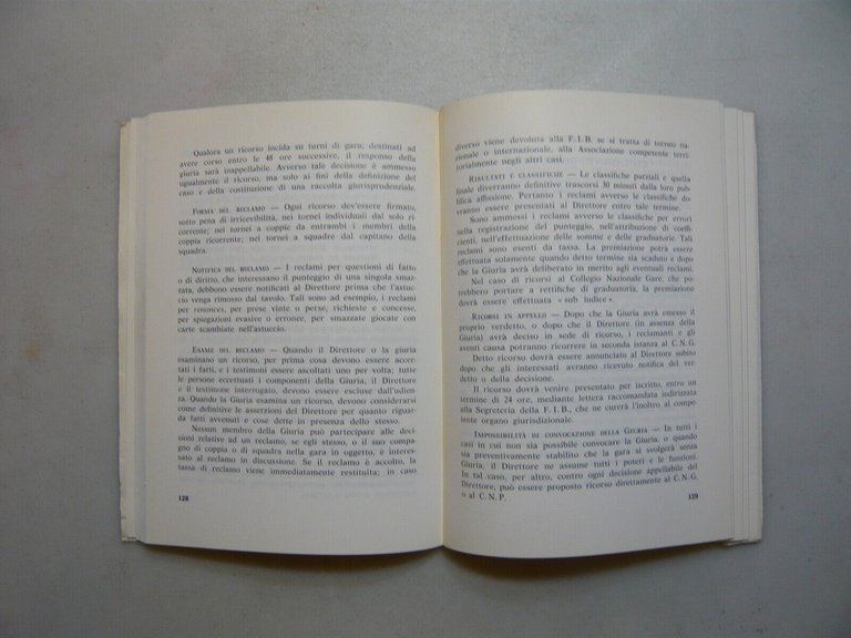 IL CODICE INTERNAZIONALE DEL BRIDGE DI GARA, Grafica Bigiemme, Bari, …