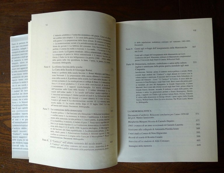 IL GINNASIO SUPERIORE DI COMISO 1902-2002.STORIA DI UN ISTITUTO[memorialistica