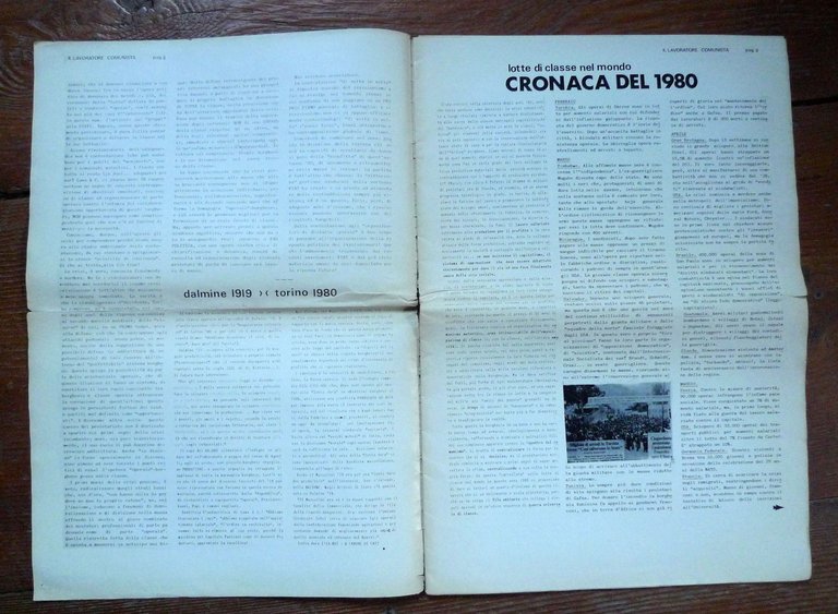IL LAVORATORE COMUNISTA.GIORNALE DEI NUCLEI LENINISTI INTERNAZIONALISTI,1981 | Immagine Gallery 3