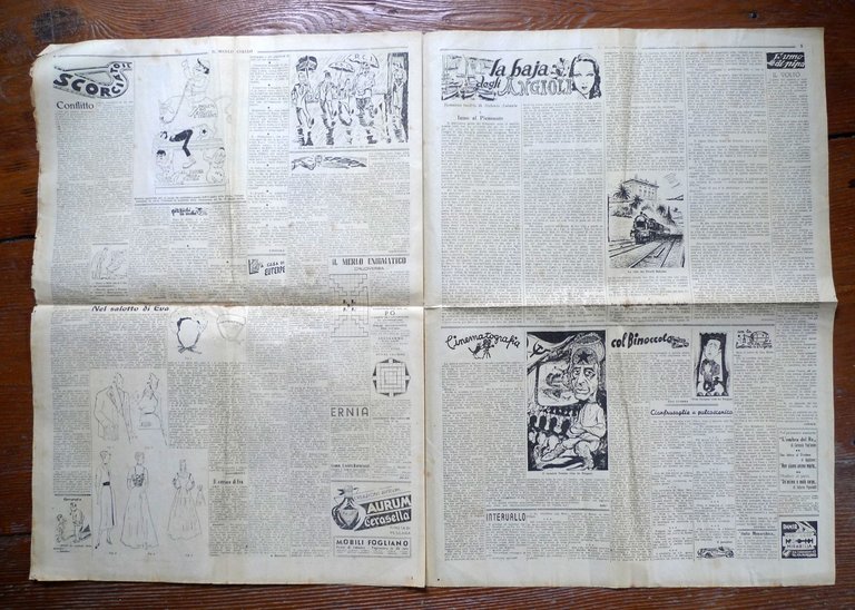 IL MERLO GIALLO.DISINTEGRATORE DEL MALCOSTUME POLITICO 1948-49[SATIRA,A.GIANNINI