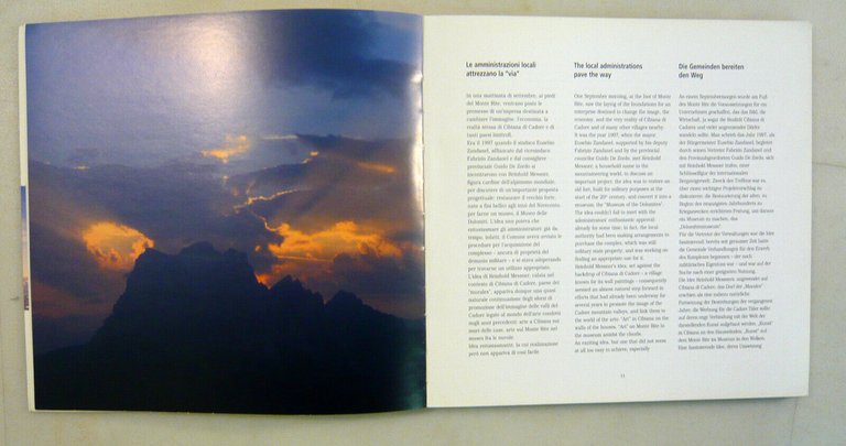 IL MUSEO NELLE NUVOLE.Il recupero del forte sul Monte Rite,2002[WW1,Dolomiti