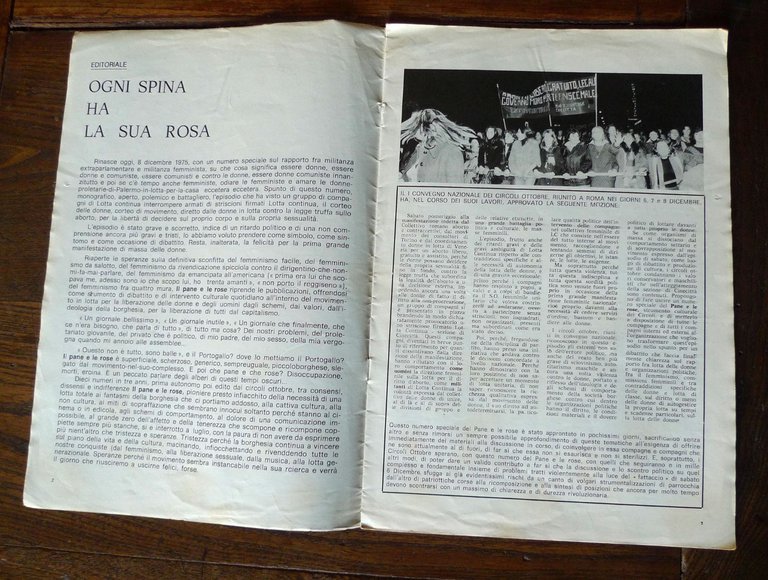 IL PANE E LE ROSE Anno 3 n.11 dicembre 1975[suppl.Quaderni …