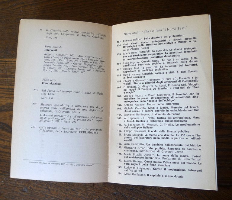 IL PIANO DI LAVORO DELLA CGIL 1949-1950.Atti Convegno,1978 Feltrinelli[sindacato | Immagine Gallery 6