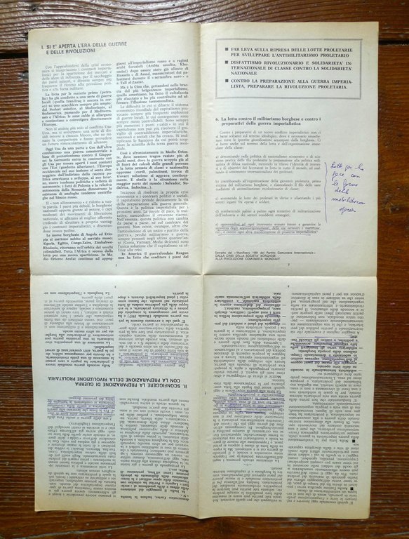 Il Programma Comunista,CONTRO LA PREPARAZIONE DELLA GUERRA IMPERIALISTA,1981 | Immagine Gallery 2