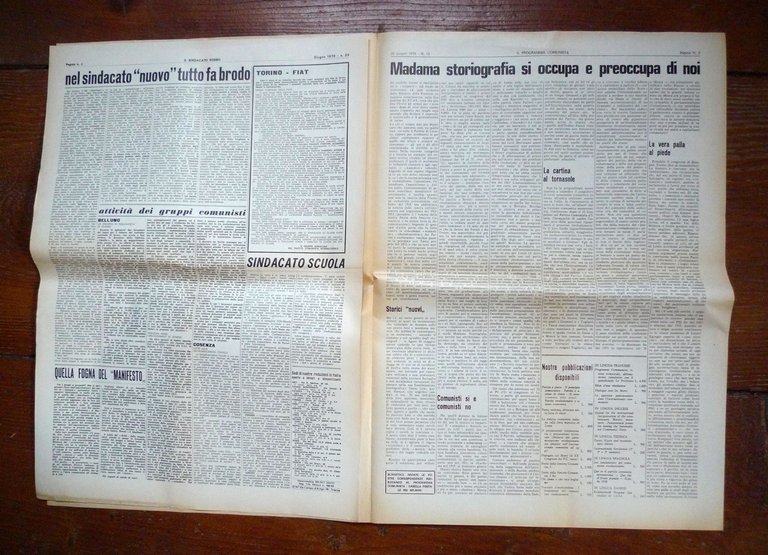 IL PROGRAMMA COMUNISTA ORGANO DEL PCInt n.12 30 giugno 1970[comunismo,Bordiga