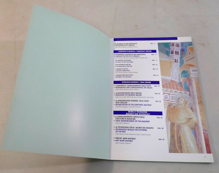 IL RITORNO DI SAN FRANCESCO/The Return of St.Francis'99[restauro Basilica,Assisi