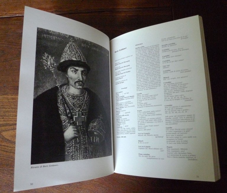 IL TEATRO BOLSCIOJ DELL'URSS AL TEATRO ALLA SCALA,1989[opera lirica,Musorgskij