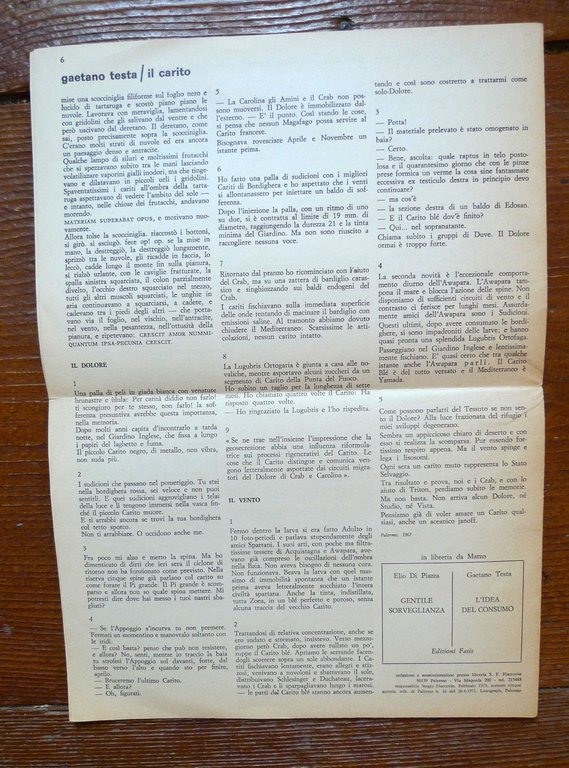 IN FABULA n.5 Feb.1973,Flaccovio[rivista,narrativa,Palermo,Di Piazza,Gambaro | Immagine Gallery 4