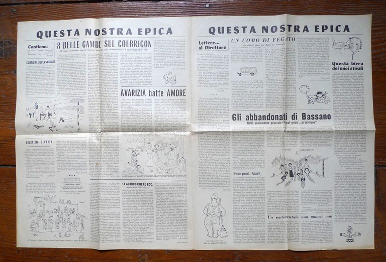 IN SU LE CIME.NUMERO UNICO,1953 Verona,Off.Grafiche Arnoldo Mondadori[satira | Immagine Gallery 2