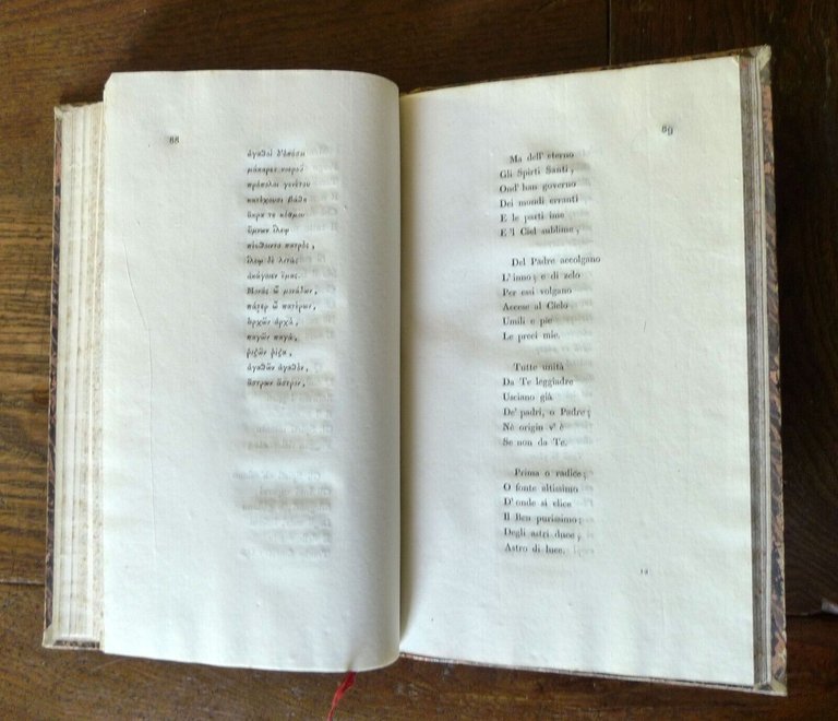 INNI DEL VESCOVO SINESIO di Cirene,trad.Antonio Fontana,1827[poesia greca antica