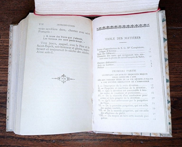 INTRODUCTION A LA VIE DÉVOTE PAR SAINT FRANÇOIS DE SALES,1911 …